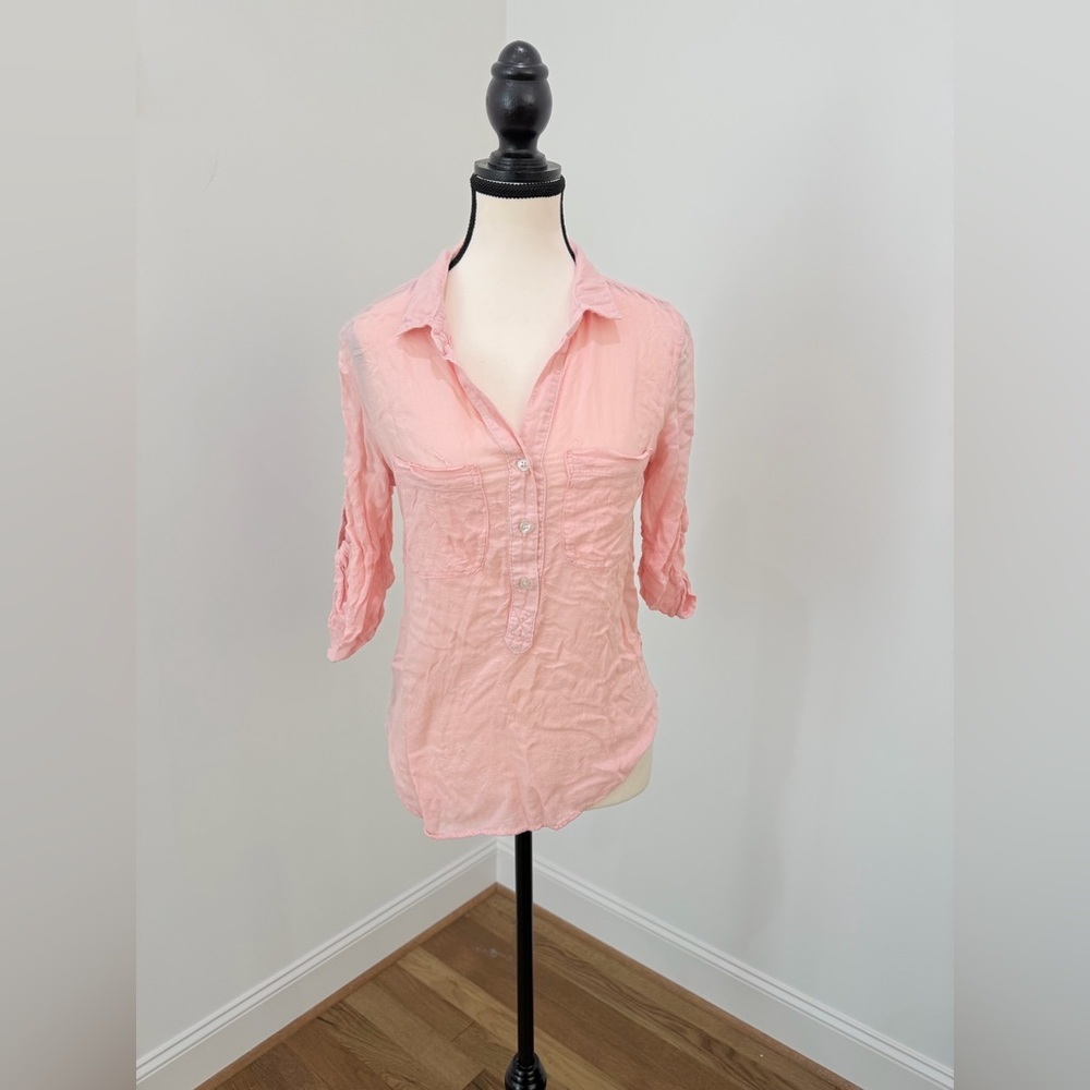 💗 Bella Dahl Pink Button-Down Top - Size S ✨
